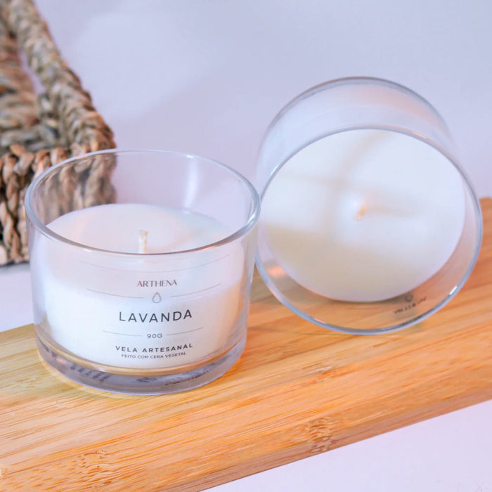 Kit 3 Velas Simples aromáticas Arthena Velas